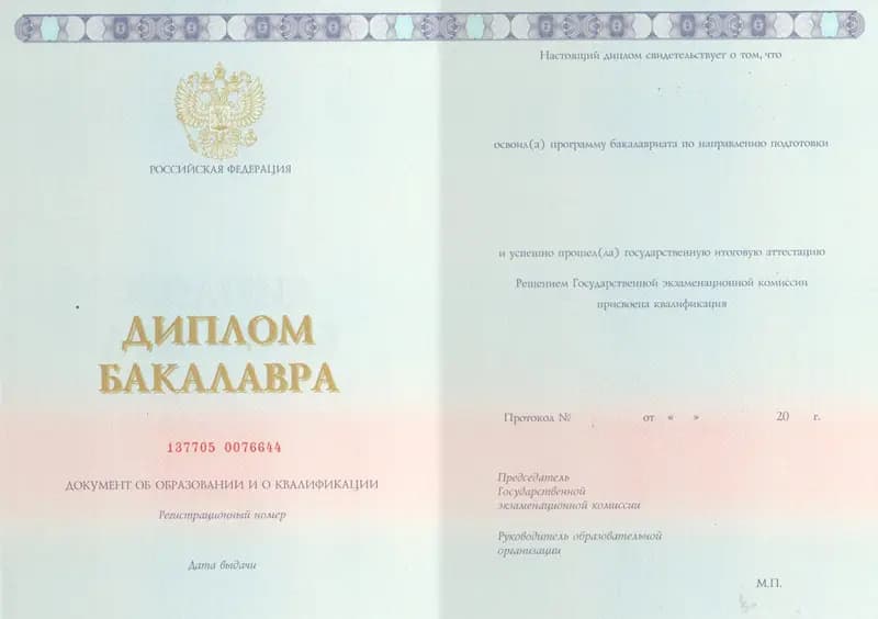 Диплом установленного образца Томского института бизнеса